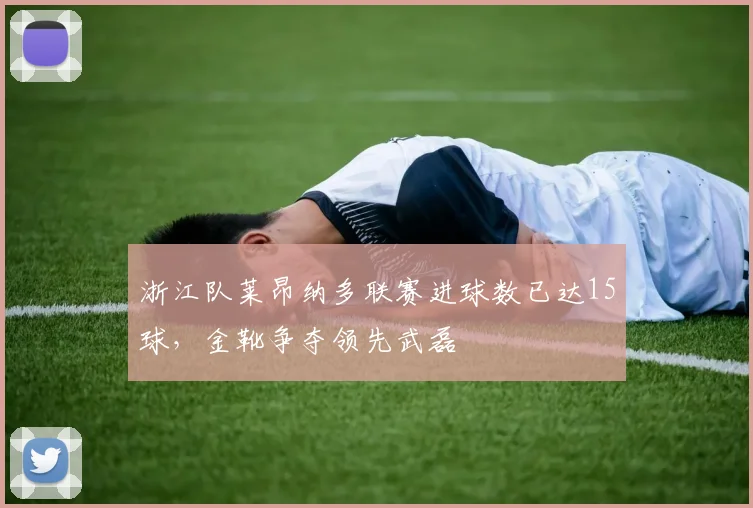 浙江队莱昂纳多联赛进球数已达15球，金靴争夺领先武磊